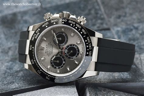 Rolex Daytona white gold 116519LN: full review, Live pics 